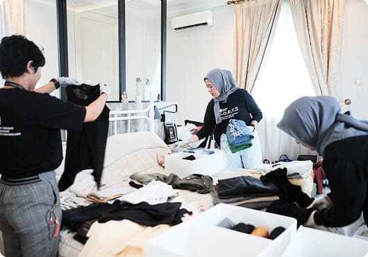 Contoh pengerjaan langkah Organize